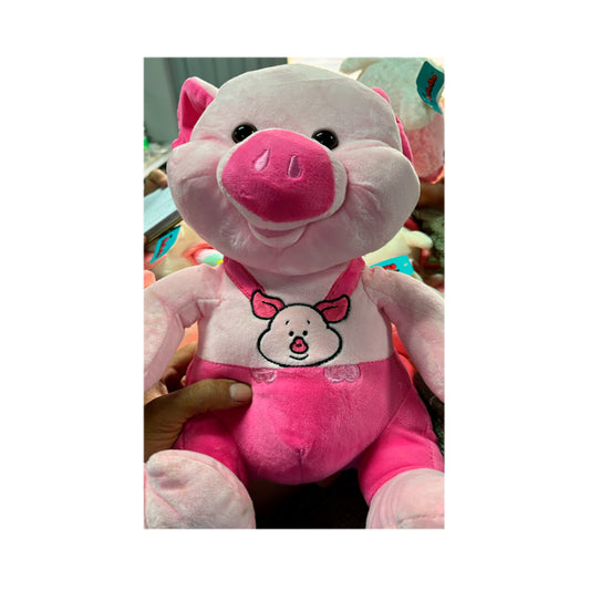 CHANCHITO CON JARDINERO 33CM