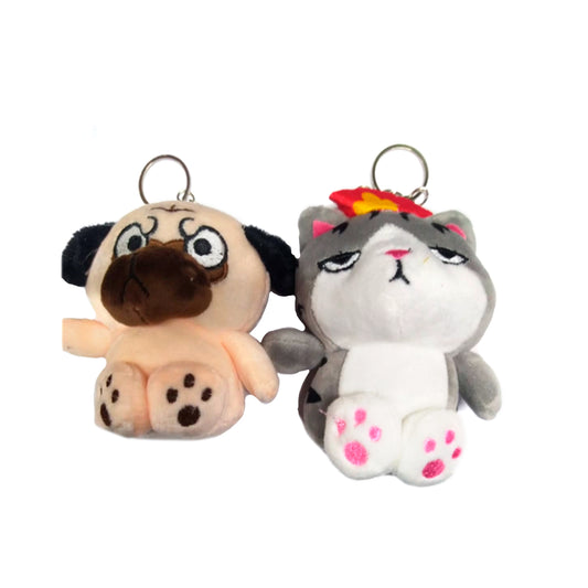 LLAVERO PERRO Y GATO 12MM