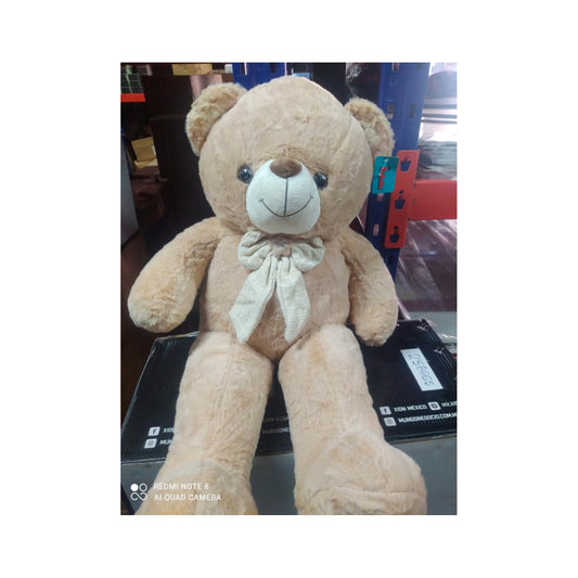 OSO SENTADO C/LAZO  Y HUELLAS 1 FUNDA 80CM